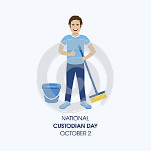 National Custodian Day vector