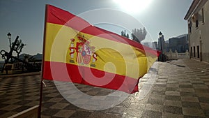 Spanish falg in The National Day of Spain photo
