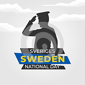 National Day of Sweden (Swedish: Sveriges nationaldag). Celebrated annually on June 6 in Sweden