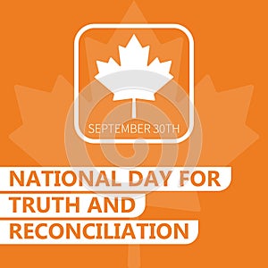 National day for truth and reconciliation, every child matters, orange shirt day, september 30th, social media post photo