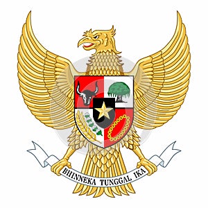 National emblem of Indonesia Garuda Pancasila photo
