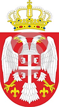 National emblem Serbia photo