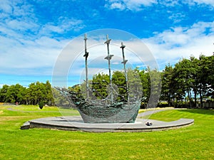 National Famine Monument, Westport in Co. Mayo