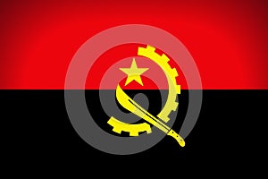 National flag of Angola