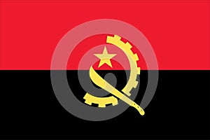 national flag angola