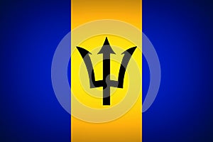 National flag of Barbados