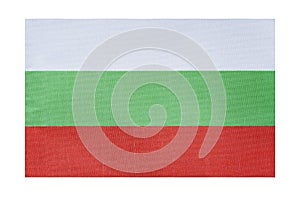 National flag of the country Bulgaria, isolate