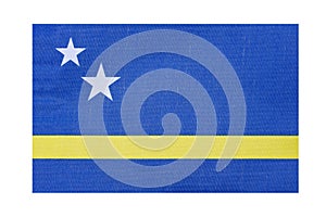 National flag of the country of Curacao, isolate