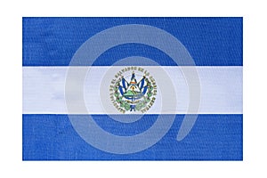 National flag of the country of El Salvador, isolate