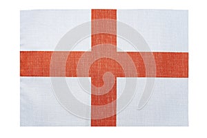 National flag of the country of England, isolate