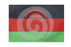 National flag of the country of Malawi, isolate