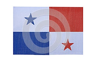 National flag of the country Panama, isolate