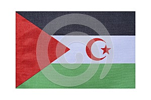 National flag of the country Saharan Arab Democratic Republic, isolate