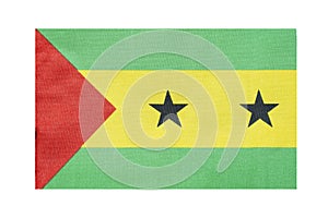 National flag of the country Sao Tome and Principe, isolate