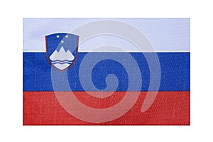 National flag of the country Slovenia, isolate