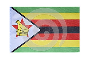 National flag of the country Zimbabwe, isolate