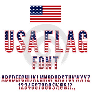 National Flag Font