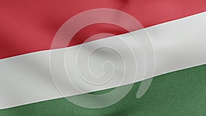 National flag of Hungary waving 3D Render, Magyarorszag zaszlaja is official flag of Hungary, Hungary flag textile