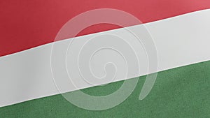 National flag of Hungary waving original size and colors 3D Render, Magyarorszag zaszlaja is official flag of Hungary