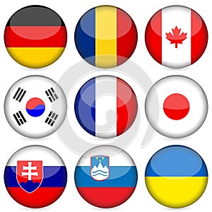 National flag icon set 3