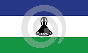 National Flag Lesotho
