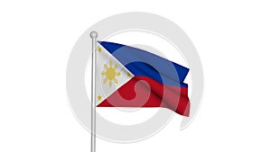 The national flag of Phillipines