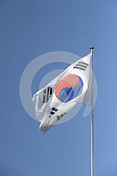 National flag of the Republic of Korea Taegeukgi