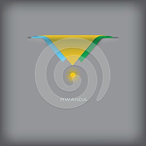 National flag Rwanda