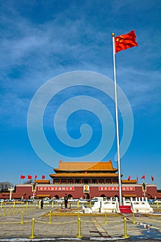 National Flag in Tiananmen Square
