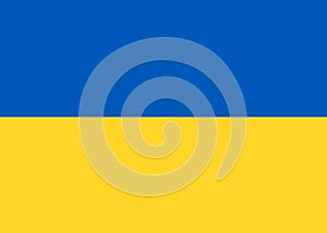 The national flag of Ukraine Flag. illustration of Ukraine Flag, Ukraine flag. The color of the original. Patriots