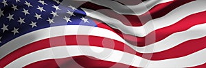 National flag of USA. Country official symbol. Banner, background