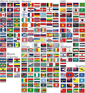 Banderas de todo países del mundo 