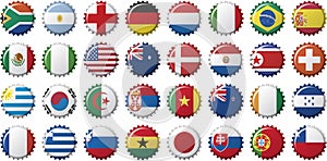 National flags of countries