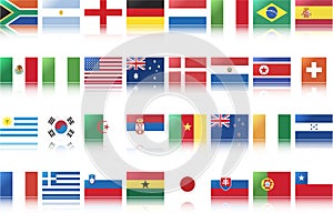 National flags of countries