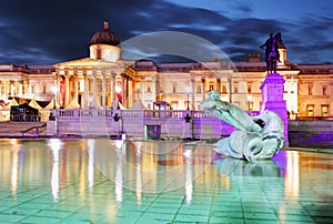 National Gallery of Art, Trafalgar Square, London