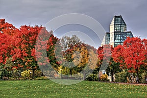 National Gallery of Canada and autumn colours