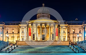 The National Gallery in Trafalgar Square