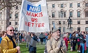 National Health Service OUR NHS rally