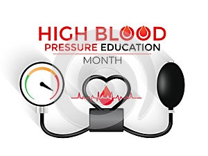 National High Blood pressure education month is observed every year in May.