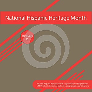 National Hispanic Heritage Month