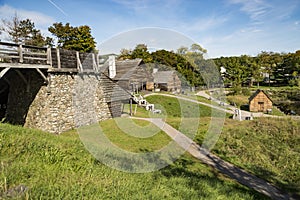 National Historic Iron Works about in Saugus, Massachusetts. photo