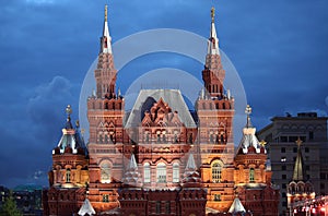 National Historic Museum by night