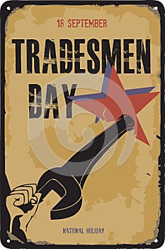 National holiday Tradesmen Day