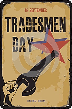 National holiday Tradesmen Day photo