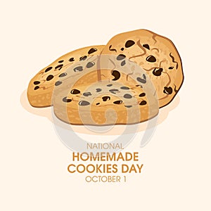 National Homemade Cookies Day vector