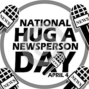National Hug a Newsperson Day on April 4 photo