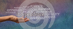 National Independence Day Website Banner