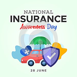 National Insurance Awareness Day Vector Design Illustration