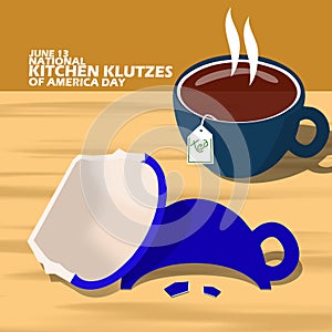 National Kitchen Klutzes of America Day on June 13