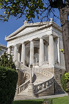 National Library Athens.near the center of city of Athens.